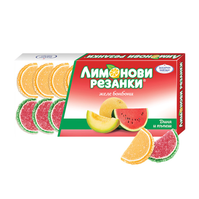 Лимонови резанки - Диня и пъпеш